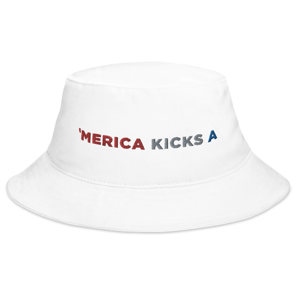 "'Merica Kicks A" Bucket Hat